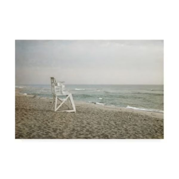 Brooke T. Ryan 'Lifeguard Chair at Dawn' Canvas Art, 16x24, Trademark Fine Art, Mfr#: IC01559-C1624GG